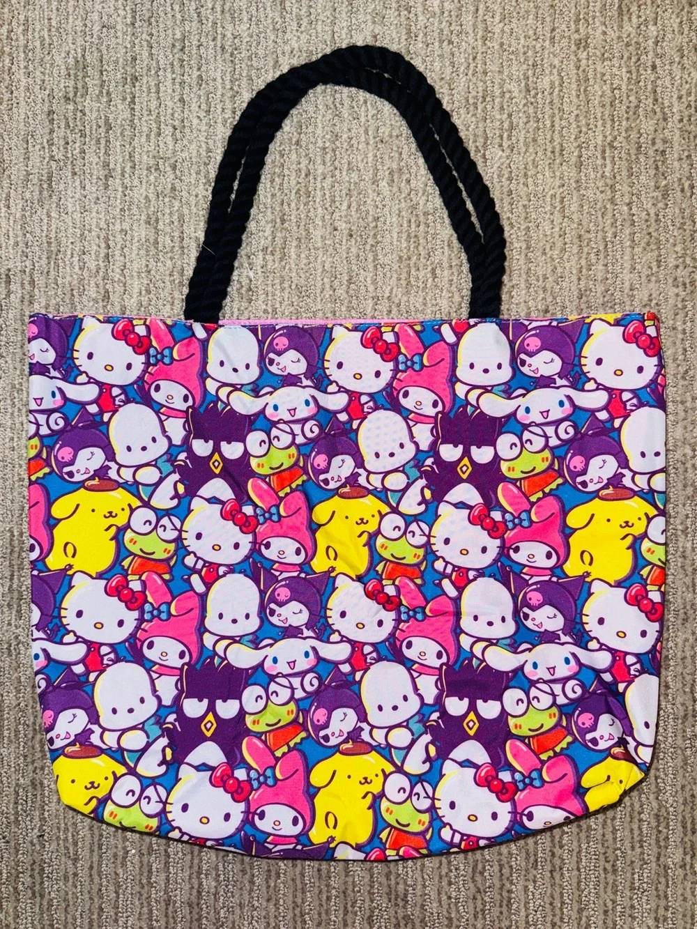 Sanrio Characters Multicolor Tote Bag